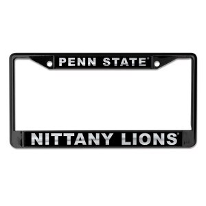 license plate frame metal blackout with Penn State Nittany Lions